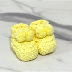 Sapatinho Tricot Pompons