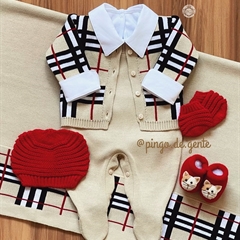 Saída Maternidade Tricot 4 Peças Brit