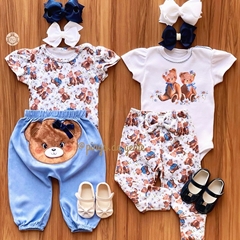Conjunto Body e Calça Ursinha Marine