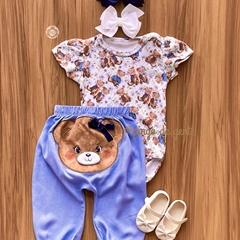 Conjunto Body e Calça Ursinha Marine