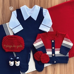 Saída Maternidade Tricot 4 Peças Tricolore