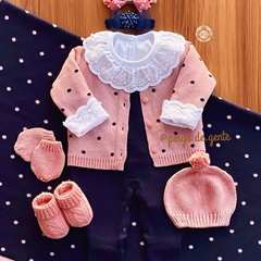 Saída Maternidade Tricot 4 Peças Petit Poás