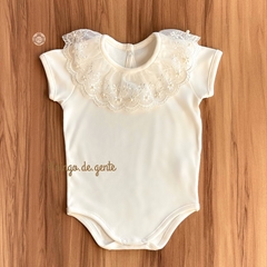Body Algodão Egípcio Golinha Rendada