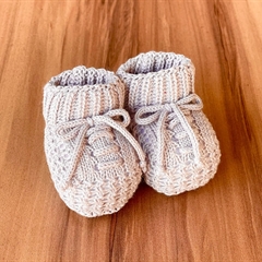 Sapatinho Tricot Cadarço 