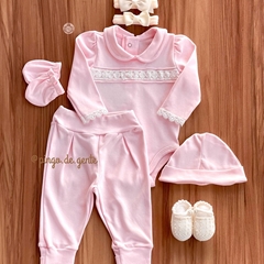 Conjunto Body Golinha e Calça Algodão Egípcio Camille