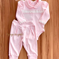 Conjunto Body Golinha e Calça Algodão Egípcio Camille