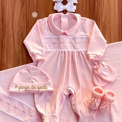 Saída Maternidade Algodão Egípcio 2 Peças Sophie