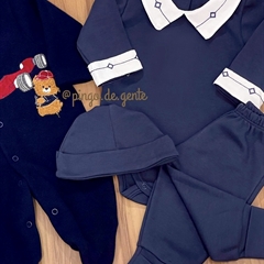 Conjunto Body Golinha e Calça Algodão Egípcio Bernard