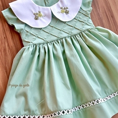 Vestido Algodão Bordado Rococó Alice