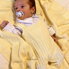 Saída Maternidade Tricot 3 Peças Mini Trancinhas