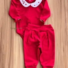 Conjunto Body Golinha e Calça Algodão Egípcio Isabella