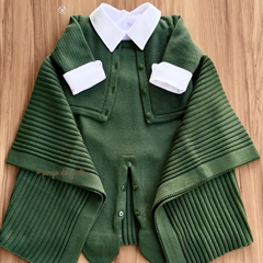 Saída Maternidade Tricot 4 Peças Colméia