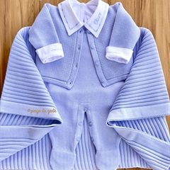 Saída Maternidade Tricot 4 Peças Colméia